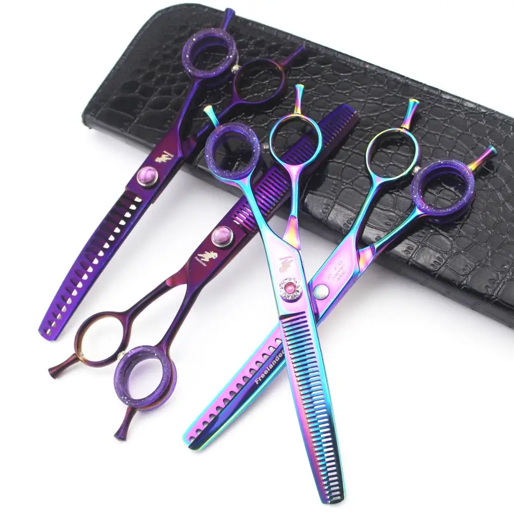 

7 inch Pet Downward Curved Thinning Scissors 400c Professional Dog Shark Thinning Shears Cat Grooming Clipper Hair Cut Tools