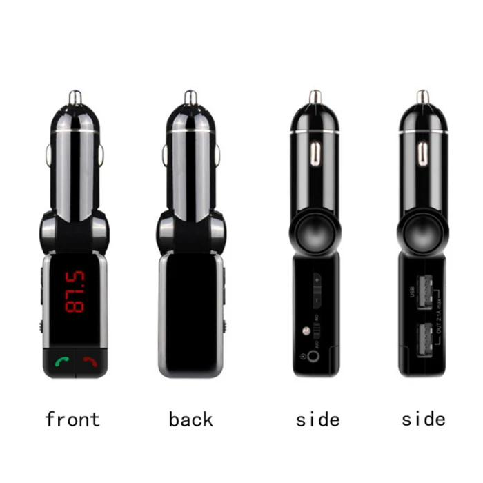 Bluetooth fm-передатчик Беспроводной MP3 плеер Автомобильный Комплект двойной USB зарядное устройство для универсальных телефонов B88