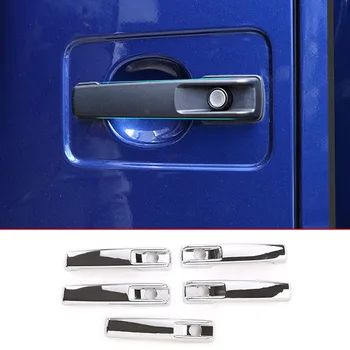 

Car Exterior Door Grab Handle Cover Trim for Mercedes Benz G Class W463 G500 G550 G63 2019 2020 Silver