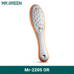 Professional Stainless Steel Pedicure Foot Care Tool - Dual-Sided Callus Remover & Skin Exfoliator (Mr-2205OR)