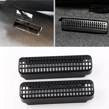 

1 Pair Car Air Condition Outlet Vent Grilles Covers Front Seat AC Heater Floor Vent Protector for Toyota Corolla 2013-2019 L LE