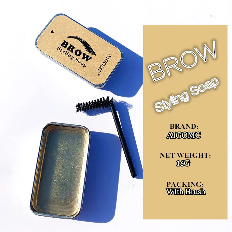3D Feathery Brows макияж гель мыло брови комплект длительный бровей установка гель Водонепроницаемый бровей помада-ТИНТ косметика