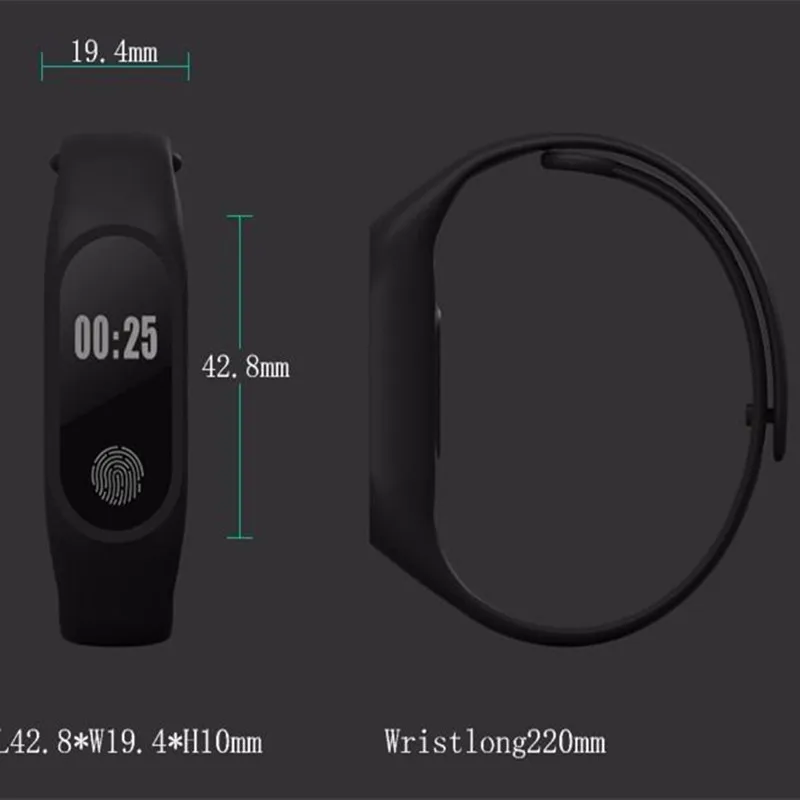Смарт-браслет для xiaomi 2, смарт-браслет, спортивный браслет, умный браслет, браслет, пульсометр+ умный браслет, ремешок
