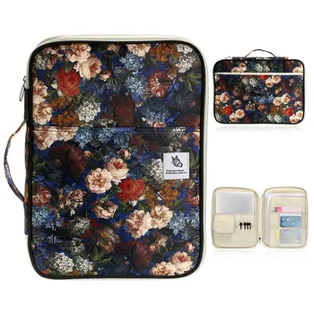 

Multi-functional A4 File Folder Document Bags Filing Products Portable Waterproof Nylon Storage Bag for Notebooks Pens Computer