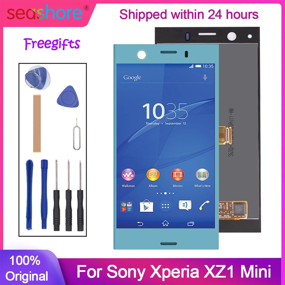 Original Display For SONY Xperia XZ1 Compact Display Touch Screen For Xperia XZ1 Mini LCD Display Digitizer Replacement Parts
