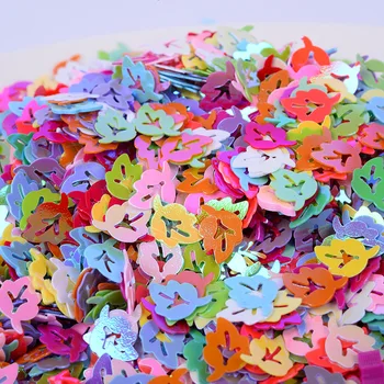 

10g Leaves Shape Sequin 7x10mm PVC Loose Sequins for Crafts Paillettes DIY Glitter Confetti Nail Arts Decor Sewing Lentejuelas