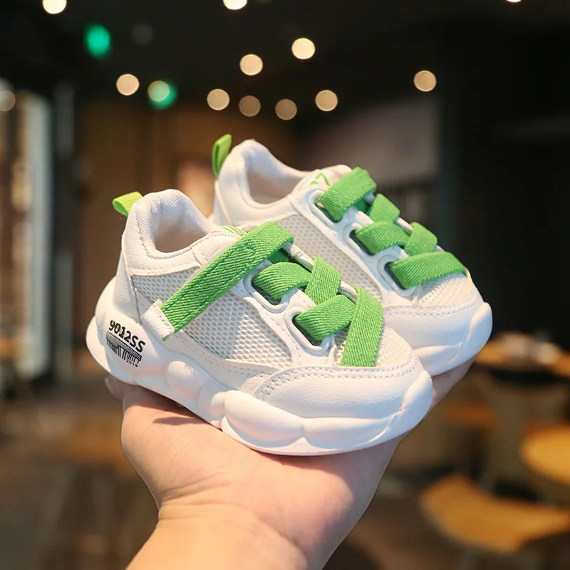 CYSINCOS 2020 Spring New Children's Breathable Clunky Sneaker Mesh Toddler Boys Girls Casual Baby Walking Shoes Kids Dad Shoes
