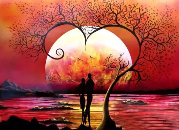 

5D DIY Diamond Embroidery A couple under a tree Diamond Painting Cross Stitch Rhinestone gift Home decoration