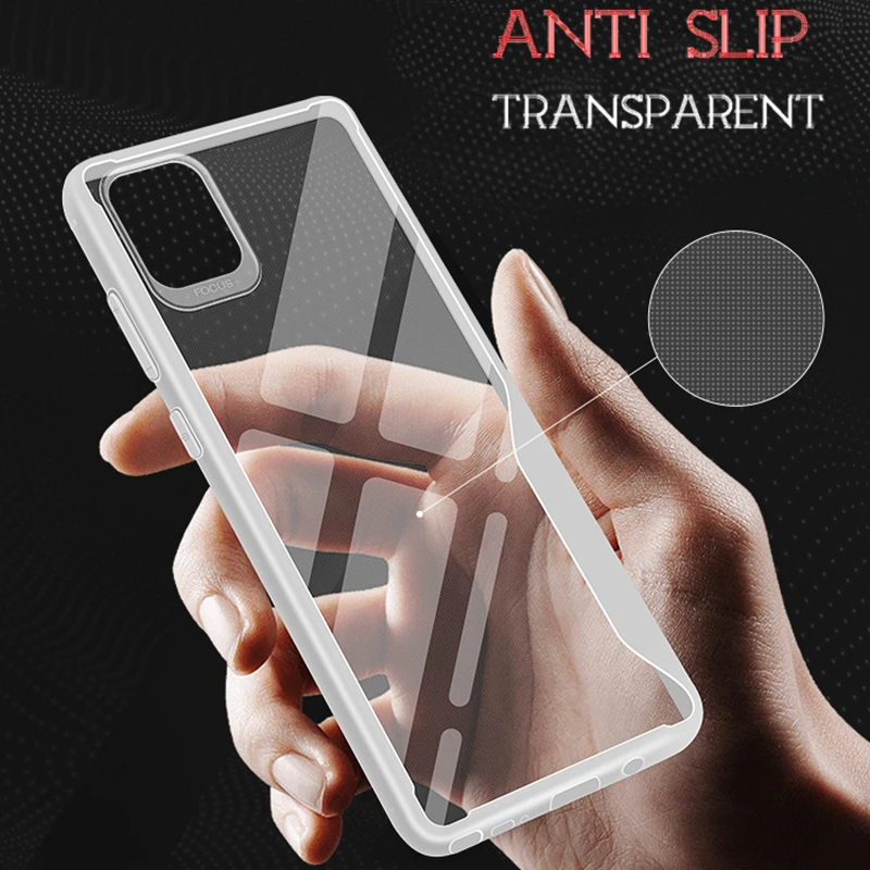 Силиконовый чехол для Samsung Galaxy A51 A71 A30S A50 A30 A70 A20 A10 A01 A21 A40 A20E A21S A70E A20S A70S прозрачный