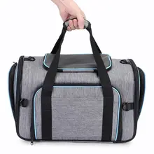 4-полосная расширяемый дышащий переноска Ткань Оксфорд путешествия кошка собака сумка питомника