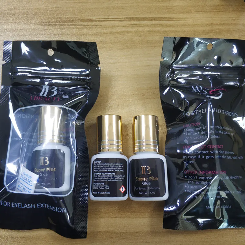 Korea IB Super Plus Kleber für Wimpernverlängerungen Original 5 ml 1-2 s Trockenzeit Schnellster Wimpernkleber Langlebig – Detail 8