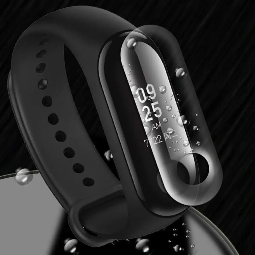 Защитная пленка для экрана Xiao Mi Band 3 умный чехол браслет полностью незакаленный