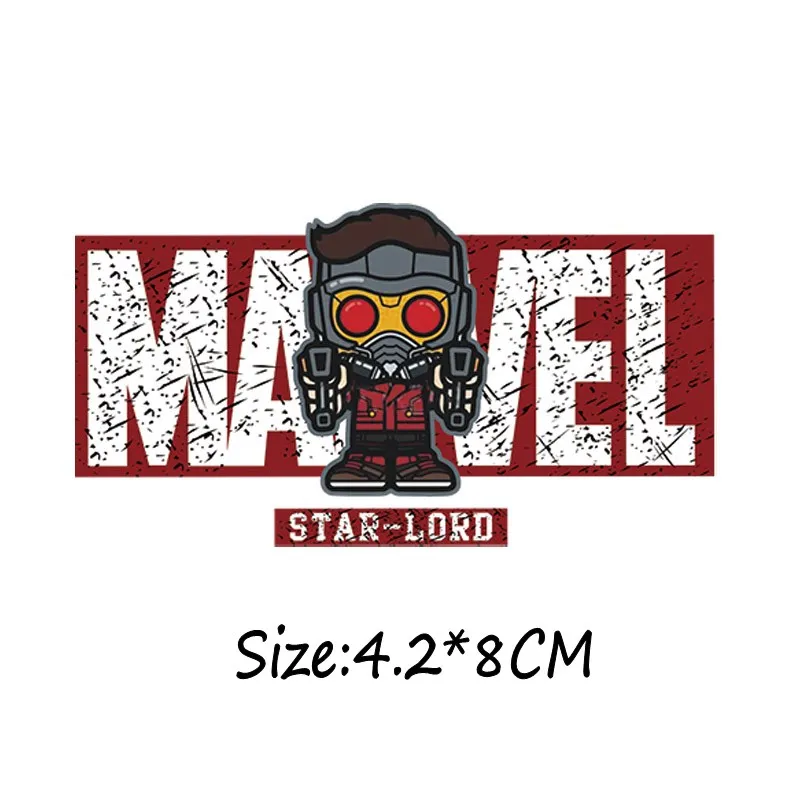 21 шт. Милая наклейка с термопереносом Marvel герои Мстители Алая ведьма Росомаха железа на патч одежда Декор аппликация