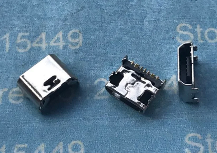 50 шт./лот для samsung i9060 i9062 i9068 i9152 i9150 i9158 зарядное устройство micro usb разъем 7P