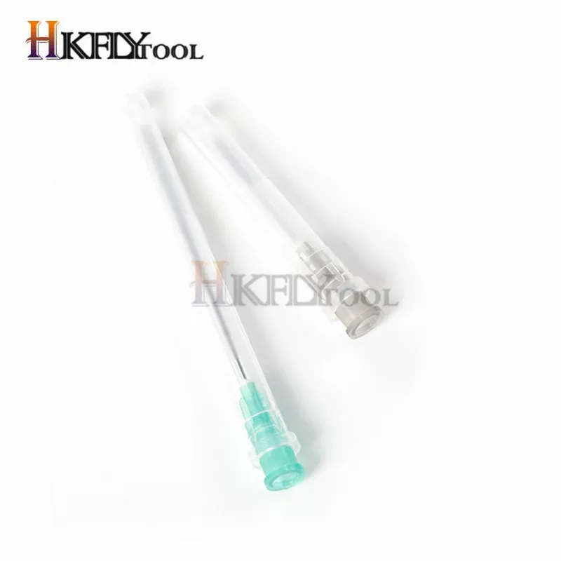 Micro Cannula Blunt Needles Needle Tips 21G/22G/23G/25G/27G/30G Plain Ends Notched Endo Syringe 50packs disposable cannula reusable syringe liquid syringe syringe glue tool syringe ink injection dispensing needle surgical needle tool