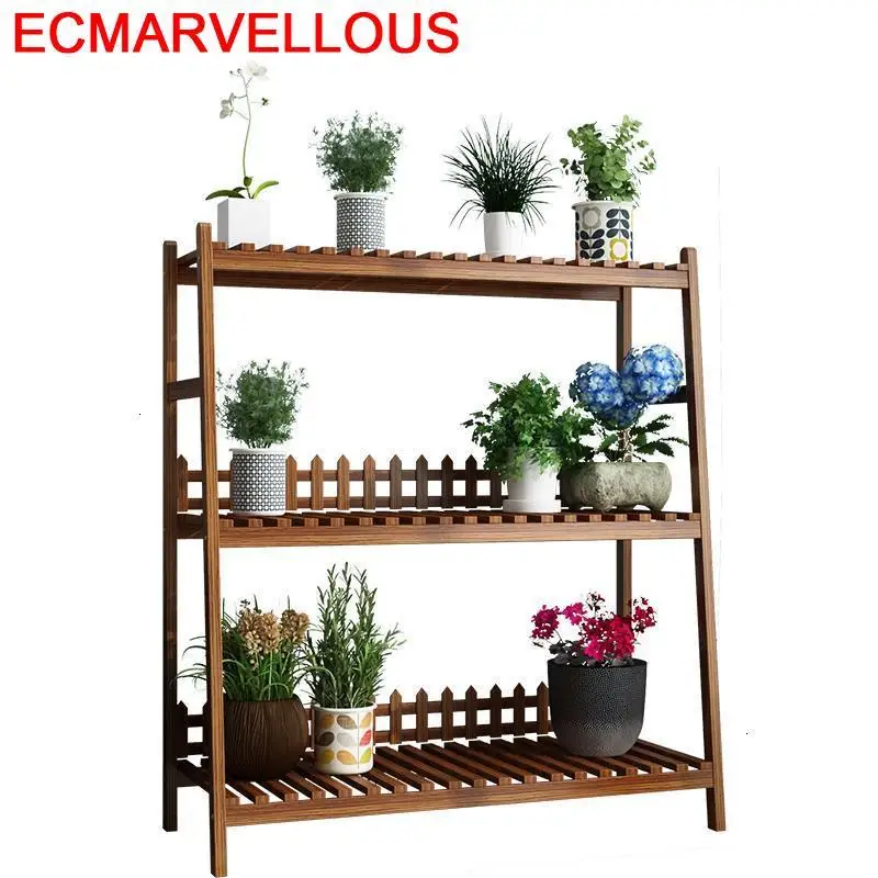 Etagere Pour Plante Estante Varanda Soporte Interior Estanteria Para Plantas Балконная полка Цветочная подставка