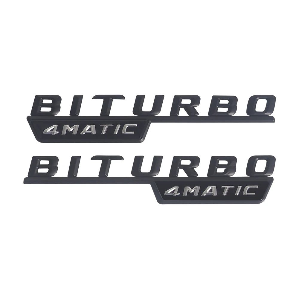 1 пара черный BITURBO 4matic Стикеры Для AMG Mercedes Benz CLA CLS W117 W212 E63 W202 W205 W176 W207 боковина крыла