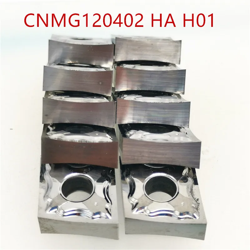 10 шт. CNMG120402 HA H01 алюминиевый резак лезвие вставной инструмент токарный станок токарный держатель токарный инструмент CNMG 120402 HA H01