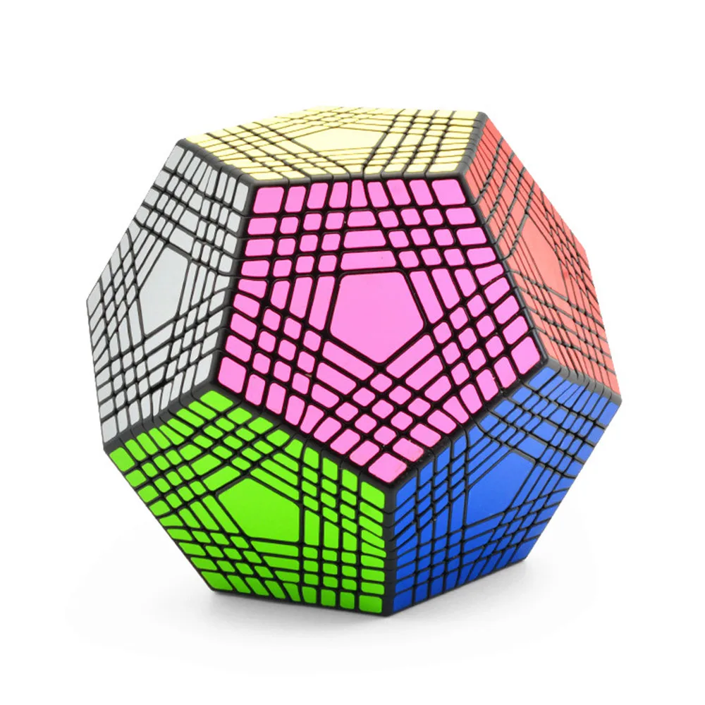 ShengShou 9x9x9 megaminxed Megaminx Профессиональный конкурсный черный магический куб ультра-Гладкий 9x9 кубар-Рубик на скорость детские игрушки подарок