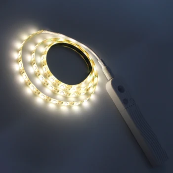 

PIR Motion Sensor 1m/2m/3m/4m/5m LED Light Strip 5V USB Charge 60leds/m Waterproof Flexible Cabinet Mirror Light Lamp Strip