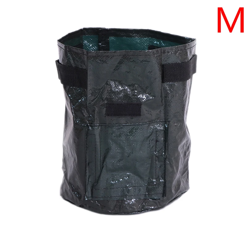 Green(M) Овощное растение мешок для выращивания DIY картофелеуборочный Плантатор из полиэтиленовой ткани томатный посадочный Контейнер Мешок утолщенные Садовые принадлежности для сада - Цвет: Green(M)
