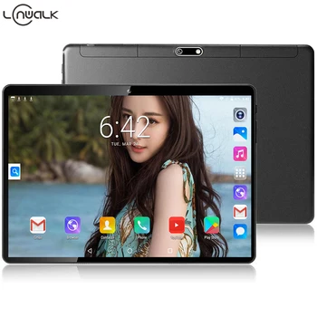 

DHL Free Shipping Tempered Glass 10 Inch Tablet Android 9.0 MTK Phone Call Wifi GPS 1.5GB+32GB Media Touch Tablet 10.1 PC Gift