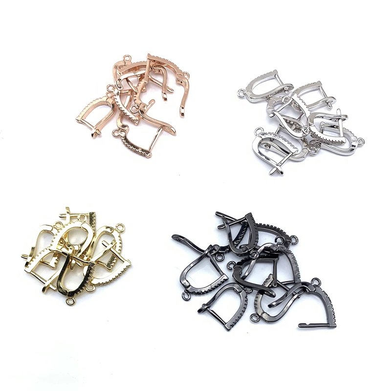 

10Pairs, Fashion Jewelry Accessories, Earring Clasps, 4colors, Can Wholesale