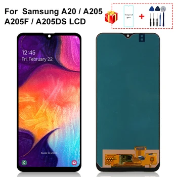 

6.4'' LCD For Samsung A20 A205 SM-A205F A205FN LCD Display Screen A205GN A205S A205YN LCD Display screen Digitizer Assembly