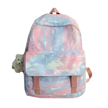 

Casual Fashion Backpack Female Nylon Cloth Waterproof Small Fresh Student Back pack Camouflage Color School Bag High Quality