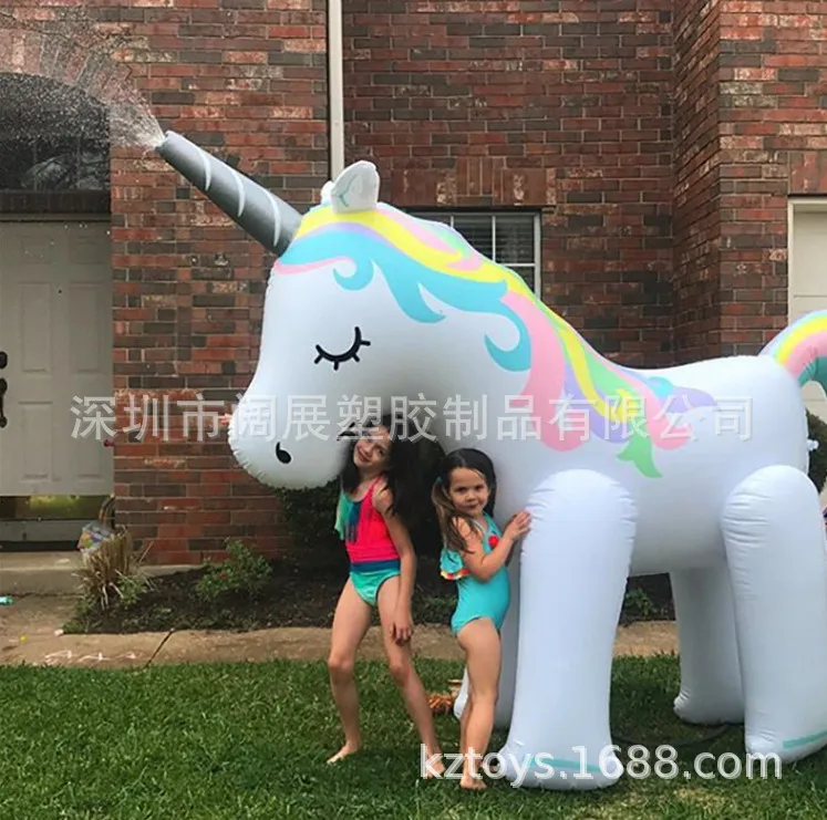 

Inflatable CHILDREN'S Toy Inflatable Water Spouting Unicorn Water Spouting Horse Elephant Water Toys