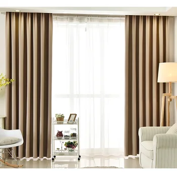 

Lychee Solid Color Lightproof Curtain Modern Door Curtain Window Room Divider Curtain Valance Home Decoration