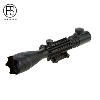 online 4-16x50 Eg Vermelho Verde Retículo Riflescope Tático Sniper Tiro Vista Escopo Com 20mm Ferroviário Monta