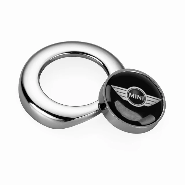 MINI Silver Автомобильный Стайлинг внутренний выключатель зажигания Кнопка Стикеры для Mini Cooper, Countryman, Clubman R55 R56 R57 R58 R59 R60 R61 аксессуары - Название цвета: MINI Silver