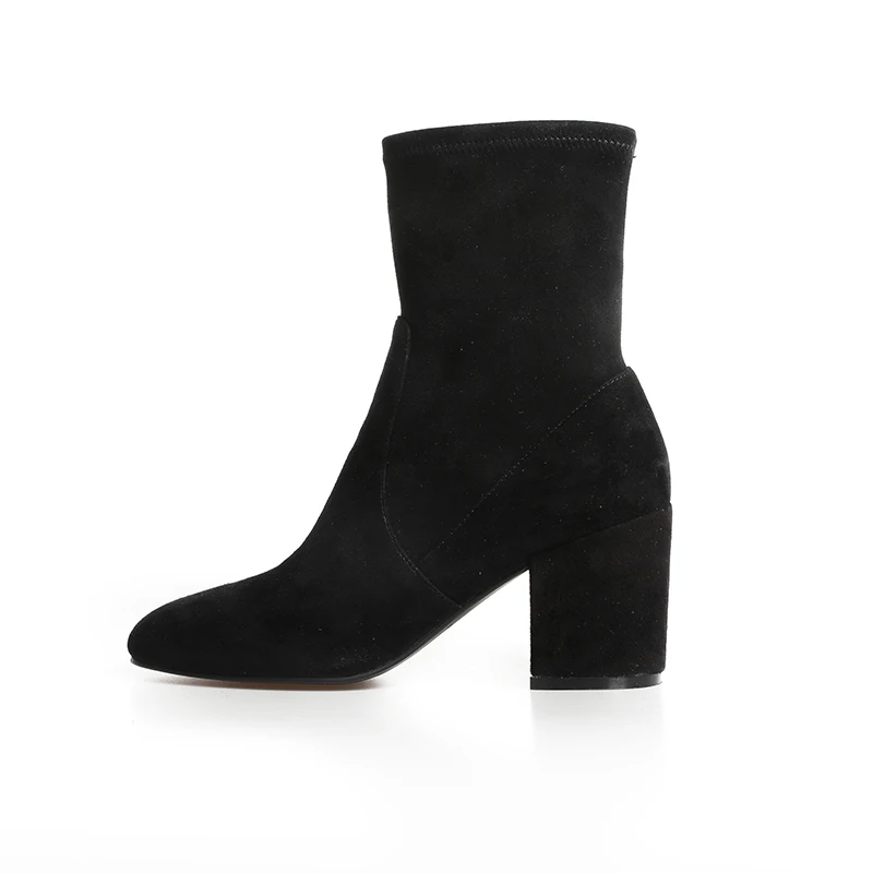 

2019 new high heel leather comfort shoes for women