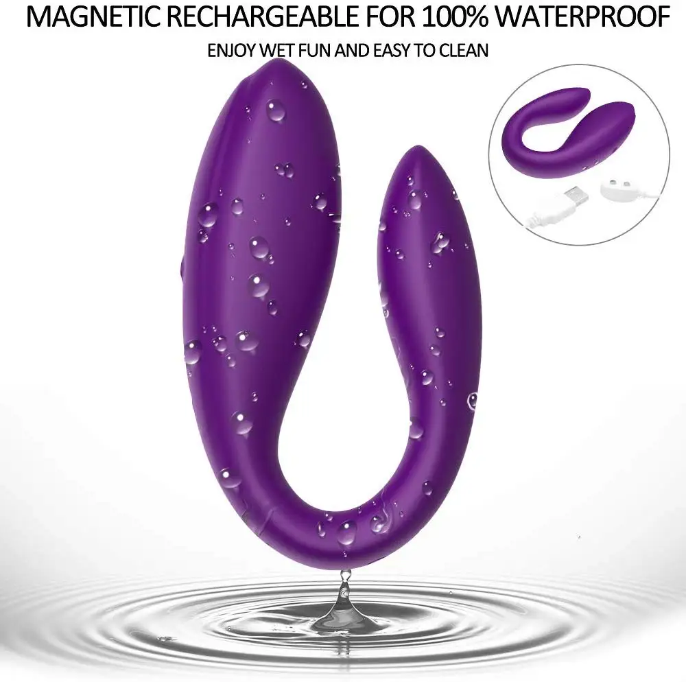 2 In 1 Remote Control Vibratior Clitoris Stimulator 10 Frequency Vibration Waterproof Masturbator G Spot Vibrators for Women 6