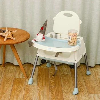 

3-in-1 Multi-Function Baby Dining Chair Foldable Portable Baby Chair Seat Without Cushion