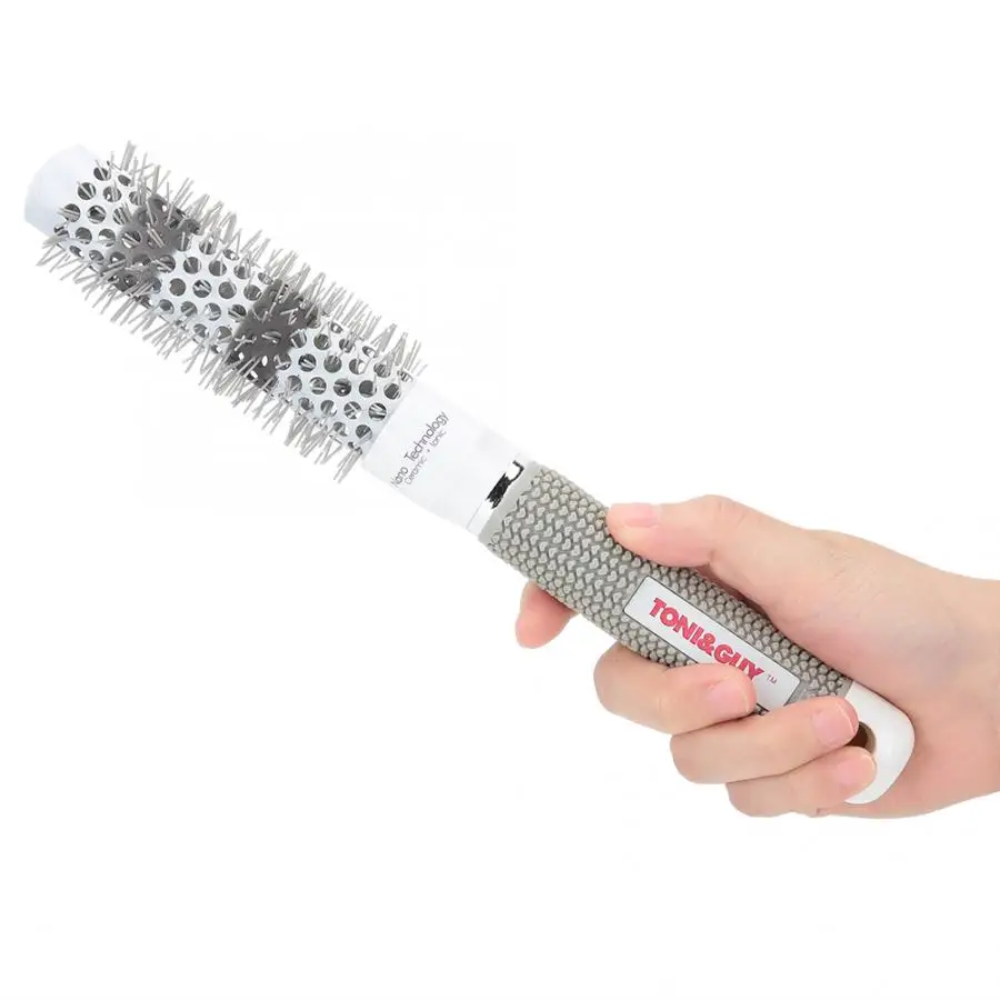 Comb Heat-Resistant Ceramic Aluminum Rolling Comb Cylinder Comb Hairstyling Tool Accessory Professional Hair Comb