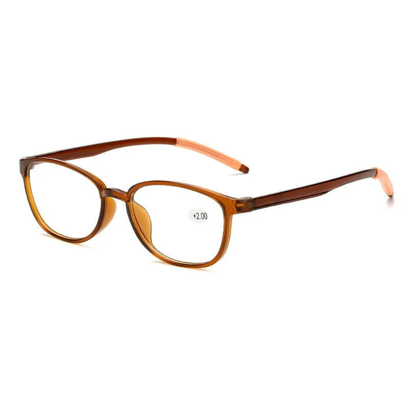 IBOODE квадратные TR90 очки для чтения для женщин и мужчин пресбиопические очки женские мужские очки при дальнозоркости оптика увеличительные очки - Цвет оправы: Коричневый