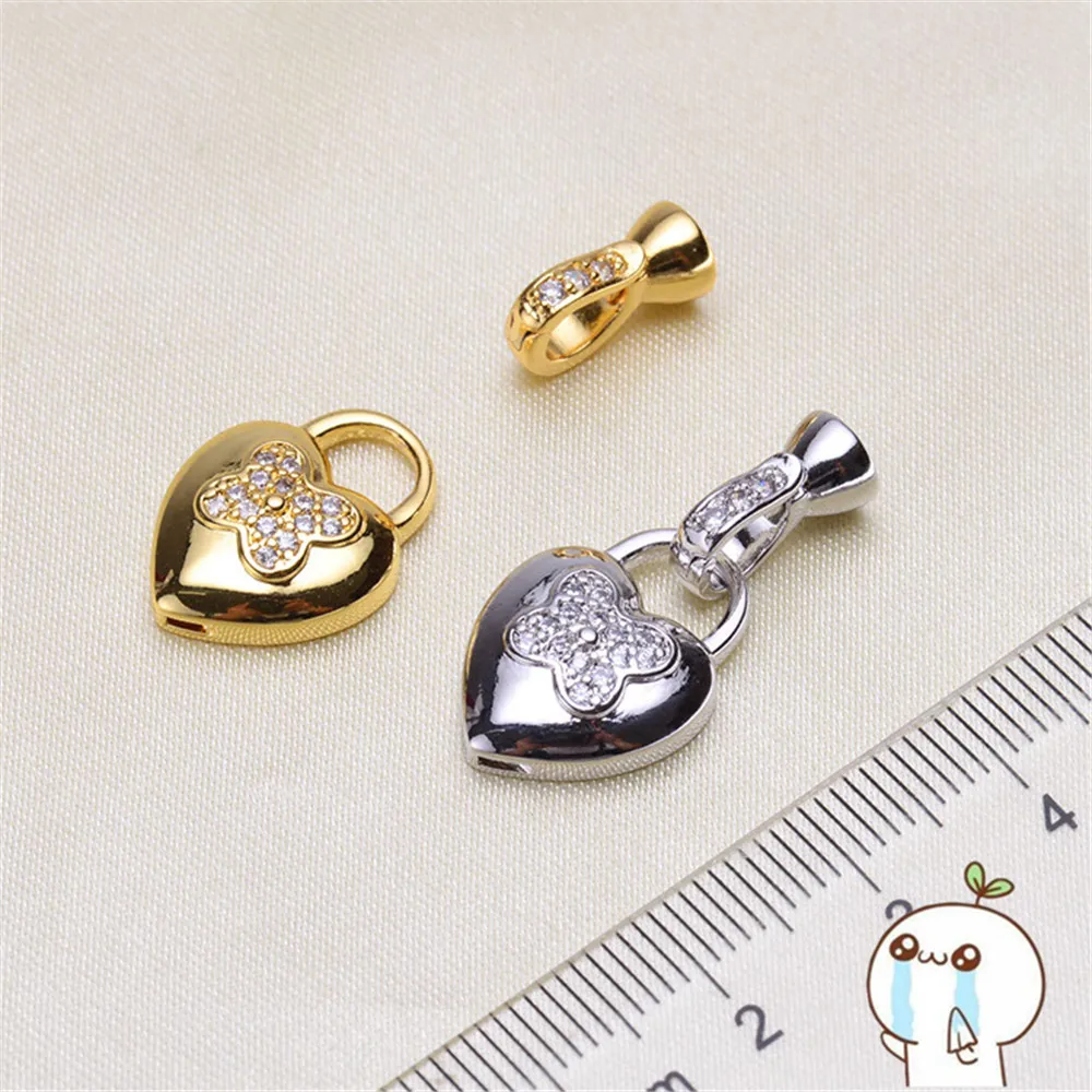 Серебрянные металлические застежки браслет крючки концевые разъемы застежка