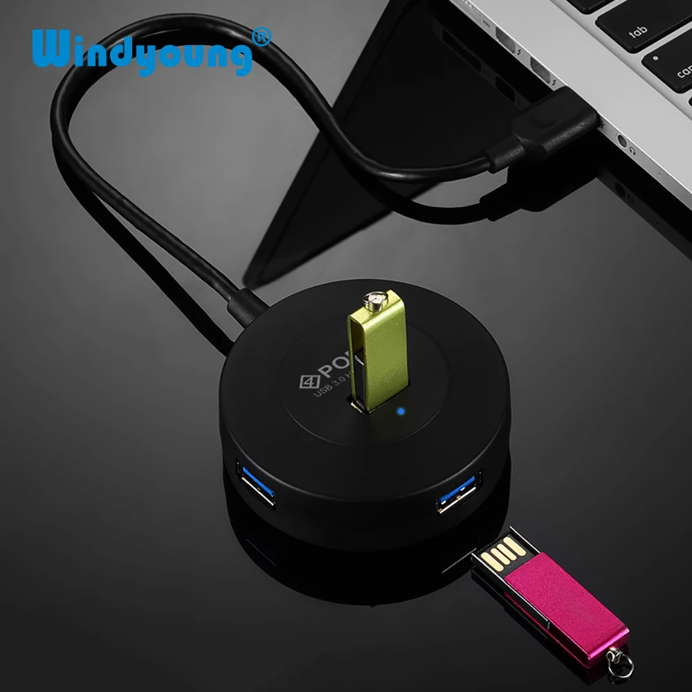 Usb-концентратор 3,0 мульти USB-C 3,0 концентратор разветвитель 3,0/2,0 4 порта кабель 30 см/60 см микро несколько USB порт расширитель для ПК компьютера