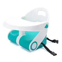 Portable Infant Seat Adjustable Baby Dining Chair Environmental Protection PP and Nylon Strap Dinner Feeding Chair for Children