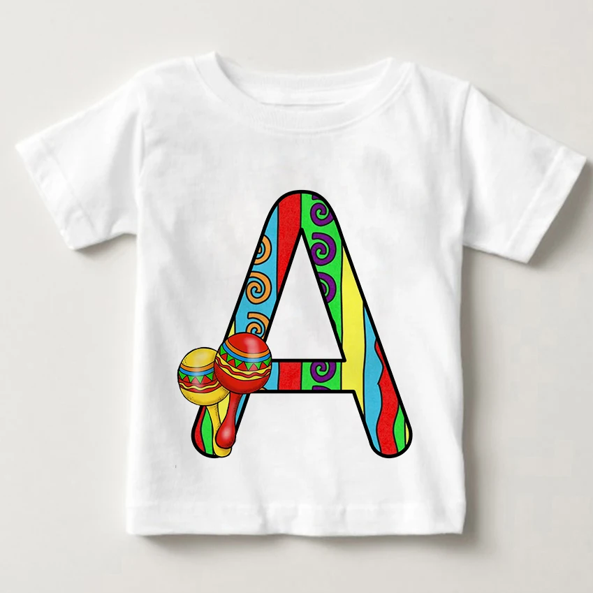 New Unisex Summer 2021 T-Shirt Candy Color Alphabet Girls Magliette Harajuku Fashion Retro Boy Tshirt Nice Girocollo Kids Tshirt