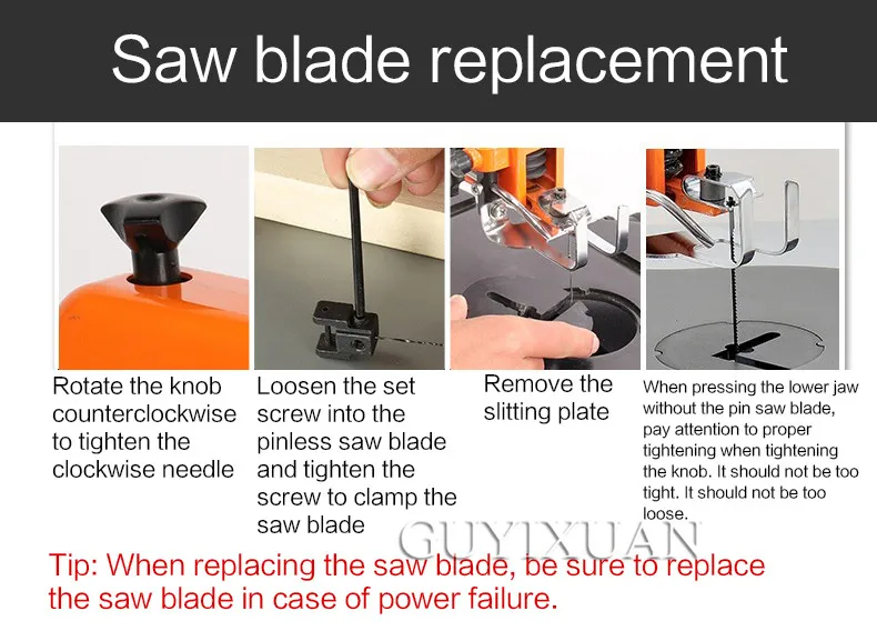 Lahua wire saw Machine desktop speed curve saw woodworking saw Table saw reciprocating saw wire electric DIY modeling