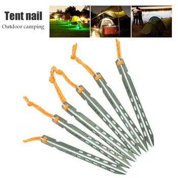 

Snow Nail Titanium Ground Nail Tent Nail Economic Tents Tent Peg Professional Camping Outdoor Moisture Pad Hiking Beach