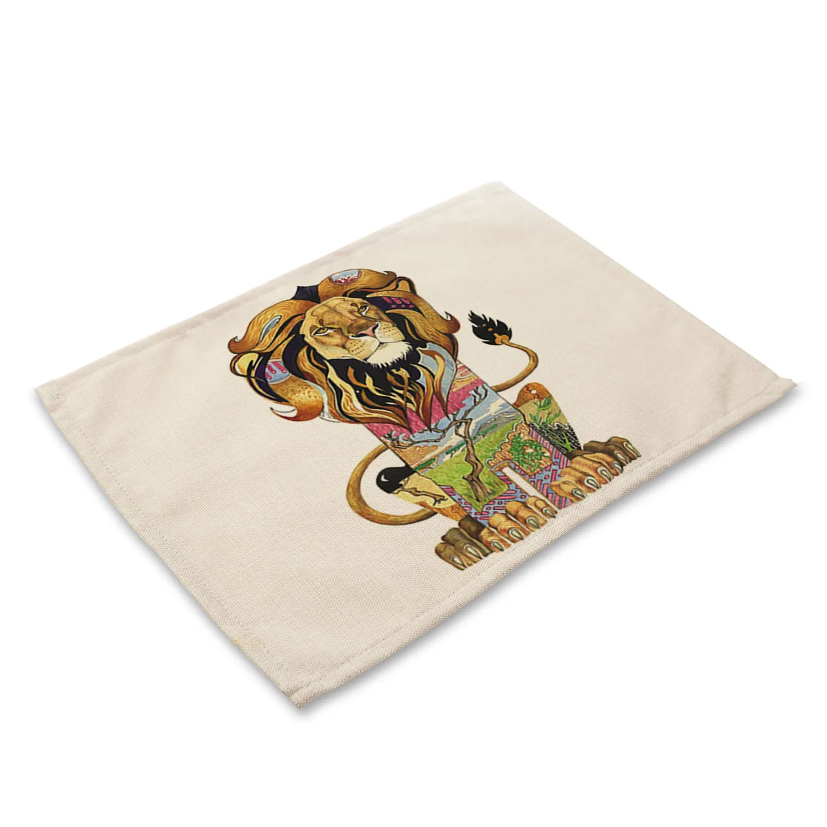 Lychee 42*32 см красочные животные подстилки для стола коврик анти-обжигающий коврик DIY украшение кухни аксессуары для столовой