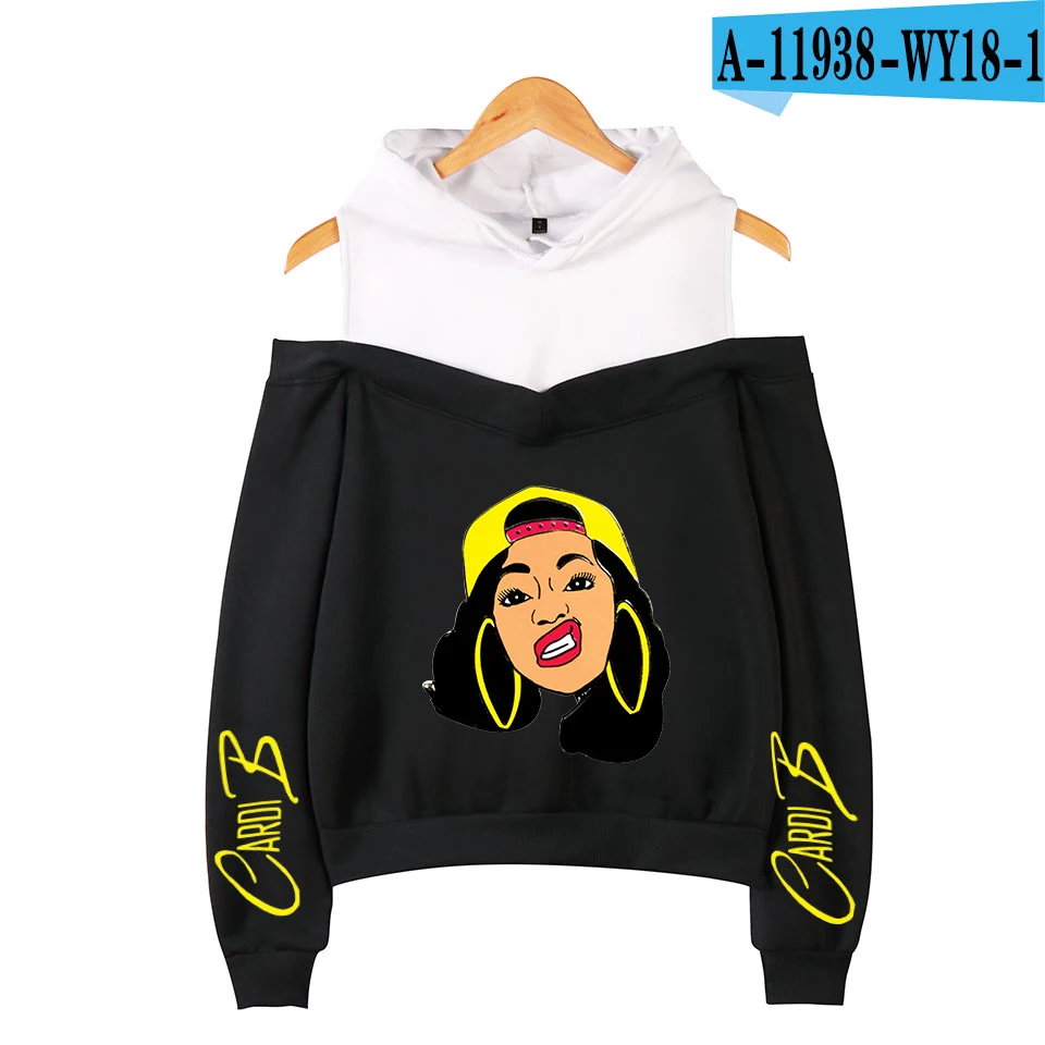 Harajuku толстовка женская Cardi B толстовки для девочек-подростков пуловер розовая одежда осенняя теплая Женская Корейская уличная одежда - Цвет: 5