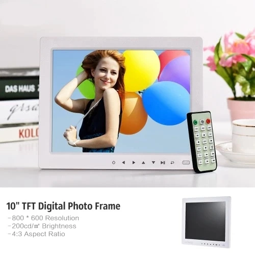  10 pollici HD Digital Photo Frame Desktop di Album/Immagine di Visualizzazione/1080 P MP4 Video/MP3