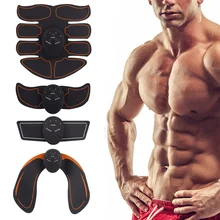 Тренажер для мышц, тренажер для живота, умный тренажер для EMS, тренажер для бедер, для похудения, электрический, для похудения, наклейки для фитнеса, ягодиц, унисекс