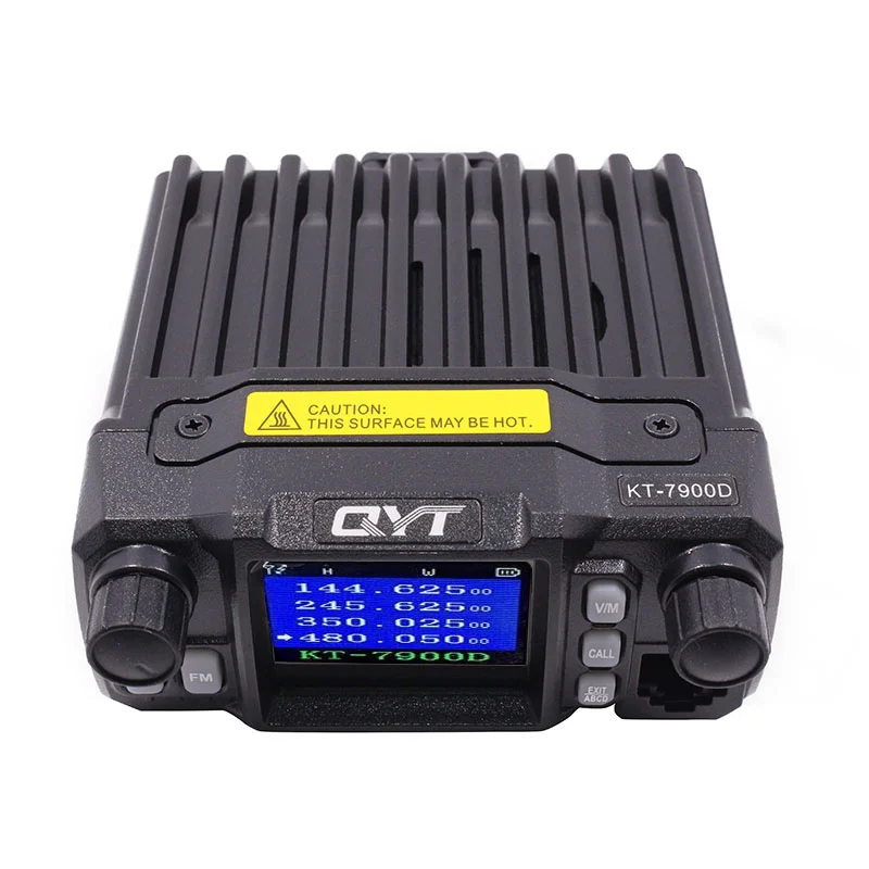 Последняя версия мини мобильный радио QYT KT-7900D 25 Вт Quad Band 144/220/350/440 МГц KT7900D УФ трансивер или с Питание