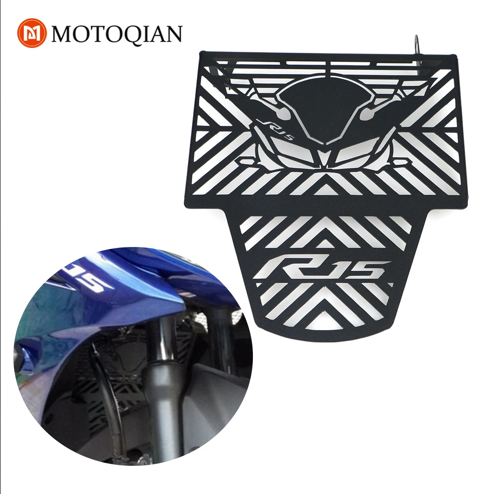 

For YAMAHA YZF-R15 YZFR15 YZF R15 V3 V3.0 VVA 2017 2018 2019 Radiator Grille Guard Cover Protector Motorcycle Accessories